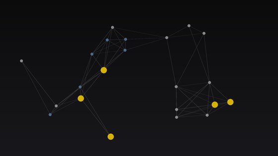 Cover art: a network of linked nodes