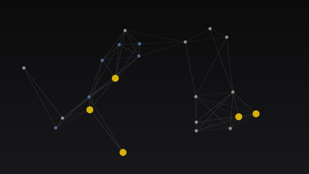 Cover art: a network of linked nodes
