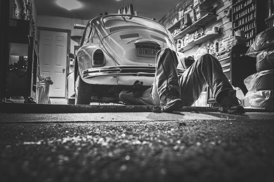 A mechanic's workshop
